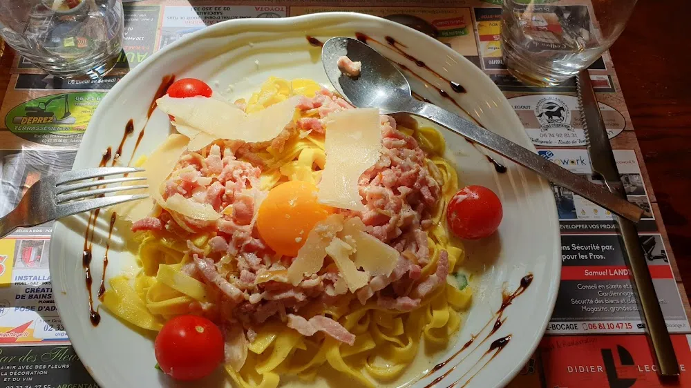 Tagliatelles Carbonara
